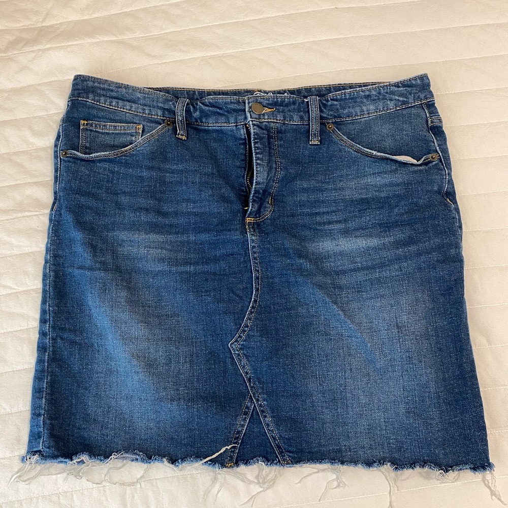Jean denim skirt